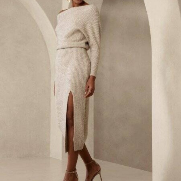 Banana Republic COLLETA OFF-SHOULDER MIDI DRESS - Picture 5 of 12